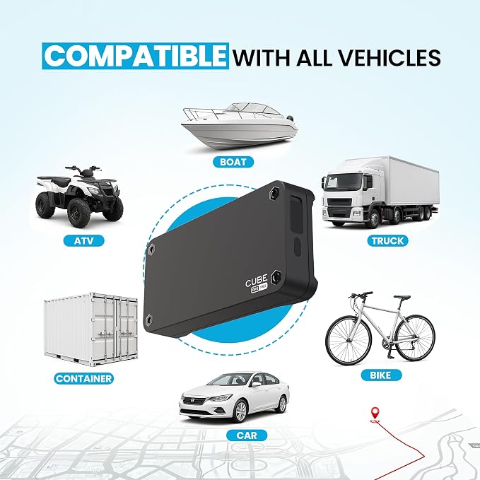 Cube Pro Real-Time GPS Tracker for Cars & Trucks w/ 4G LTE & 1 Year Battery | IP67 Waterproof Hidden Magnetic Tracking Device for Cars, Fleets, Trailers - Pinpoint Accuracy w/ Smart Alerts & Geo-Fencing - Image 4