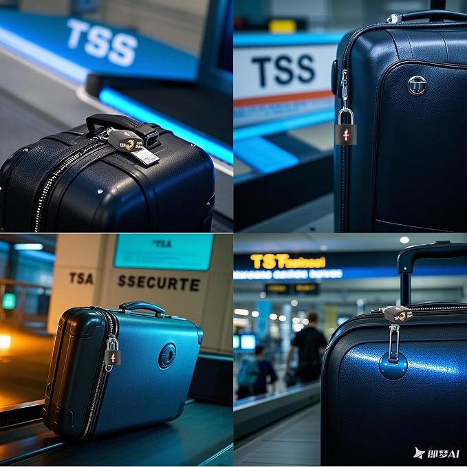 TSA Luggage Locks 4-Pack 4 Colors – Keyed Alike TSA Approved for Family | 4 Colors for Family | Keyed Alike | 2 Keys/Lock | Safe Skies TSA Approved | 90-Day Warranty - Image 3