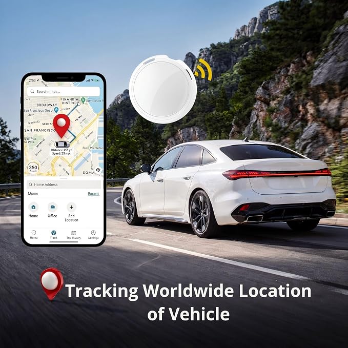 GPS Tracker for Vehicles Car Tracker Device for Apple Find My iOS Only | Undetectable Hidden Waterproof Worldwide Real-Time Tracking for Cars No Subscription No Monthly Fee Replaceable Battery - Image 2