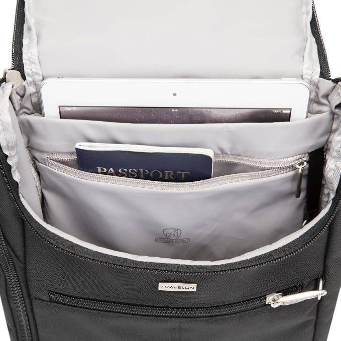 Travelon Anti-Theft Classic Small Convertible Backpack - Image 11
