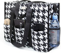 TOPDesign Utility Water Resistant Tote Bag with 13 Pockets, Top Zipper Closure & Thick Bottom Support, for Working Women by TOPDesign