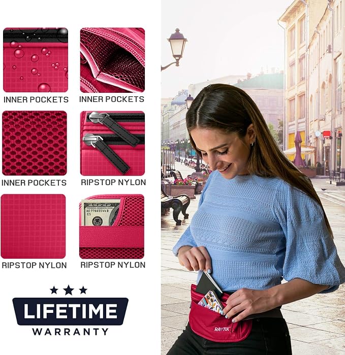 Money Belt For Travel Wallet Belt Passport Holder Travel Pouch to Protect You With RFID Transmissions –Secure, Hidden - Image 3