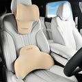 Coverado Lumbar Support and Headrest Pillow for Car, Memory Foam Ergonomic Head Neck Support Pillow for Driving Seat, Back Support and Pain Relief, Seat Cushion for Car, Driver, Office by COVERADOAUTO