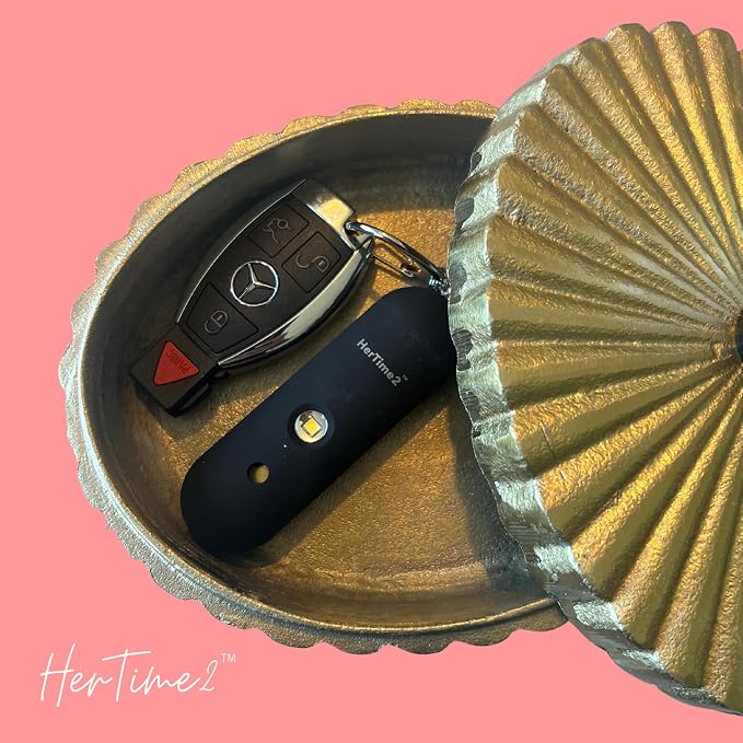 Personal Safety Alarm for Women - Loud Self Defense Siren, Waterproof Keychain with Strobe Light - Battery Powered, Black - Image 2