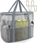 SRISE Mesh Beach Bag - Large Beach Tote Bag for Family Beach Bag for Toys & Vacation Essentials by SRISE