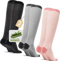 SONORAN Compression Socks for Pregnant Women (2/3 Pairs) 15-20 mmHg Bamboo Viscose Non-slip Sock for Nurses Pregnancy by Sonoran