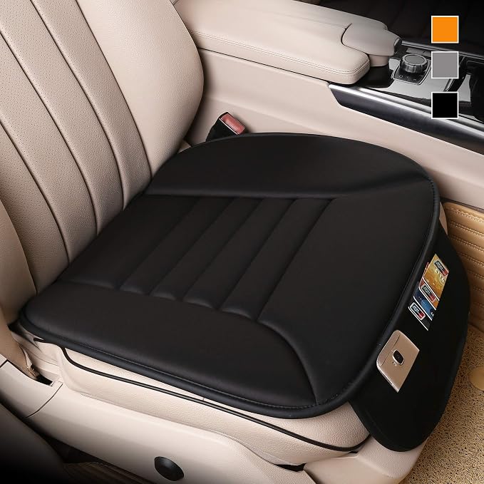 Lofty Aim Car Seat Cushion for Driving, Memory Foam Driver Seat Cushion | Car Seat Cushion for Long Driving, Automotive Seat Cushion for Pain Relief, Car Seat Pillow Fits Most Vehicles, Office, Black by LoftyAim