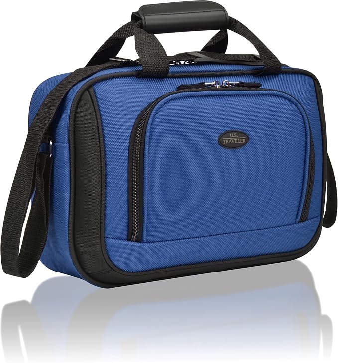 U.S. Traveler Rio 14" Travel Tote Bag, Lightweight 1200D Carry-On Bag for Women & Men by USTraveler