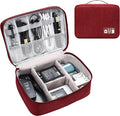 Electronics Organizer Travel Cable Organizer Bag Waterproof Portable Digital Storage Bag Electronic Accessories Case Cable Charger Organizer Case by YOUBDM