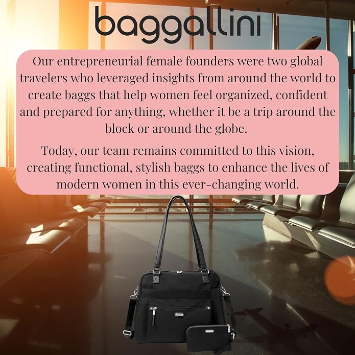 Baggallini Overnight Expandable Laptop Tote with RFID Phone Wristlet - Image 8