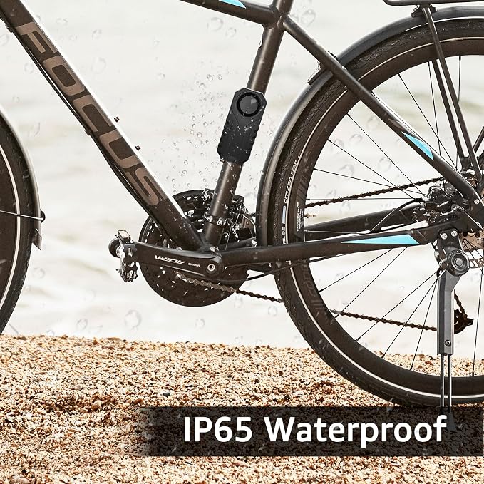 Wireless 113dB Bicycle Alarm with Remote 2Pack | Bike Alarm System Anti Theft,IP65 Waterproof,Vibration Motion Sensor,for Motorcycle,Scooter,Moped,Tricycle,Mobility - Image 5