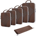 Bagsmart Compression Packing Cubes, Travel Bag Cruise Ship Essentials | Lightweight, Compressible Suitcase Organizer Set fit Standard Carry-On & Checked Luggage, 6 Set, 14 Set Washable Packing Bags by BAGSMART