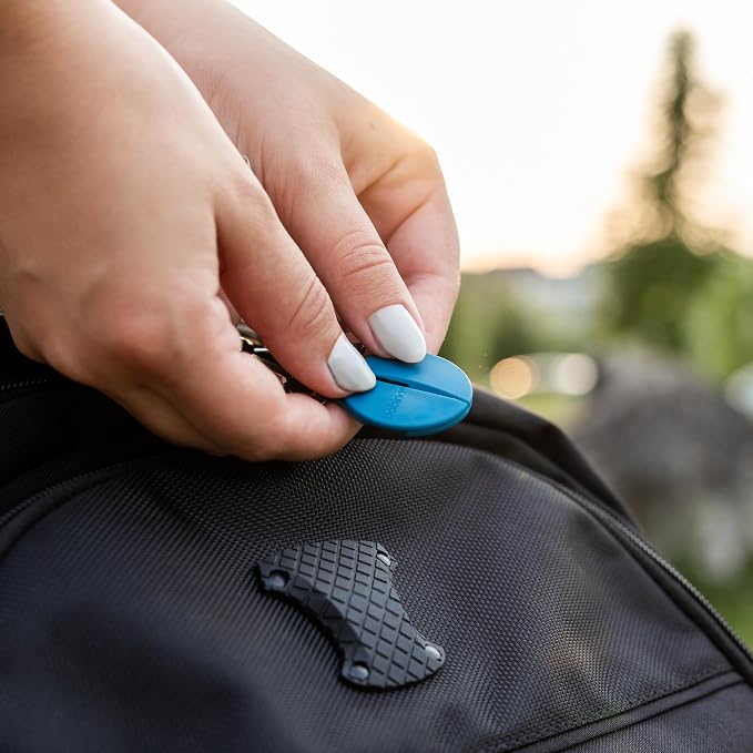Bobino | Zipper Clip | 2 Pack Charcoal | Anti Theft Zipper & Backpack Lock | Purse Lock | Travel Safety - Image 6