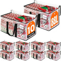 RoomHacks Clear Heavy Duty Extra Large Moving Bags, Reinforced Handle & Double Zipper, Storage Bags Alternative to Moving Box (10 Packs) by RoomHacks