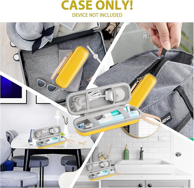 Toothbrush Travel Case for Oral B/Oral-B Pro 1000 1500 5000 7000 7500 9600 Electric Toothbrush, Portable Hard Protective Storage Bag - Image 6