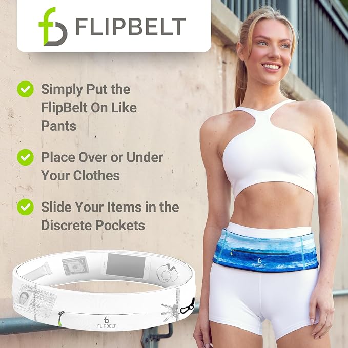 FlipBelt Zipper Running Belt, Waist Pack for Fitness and Running, US Company - Image 5