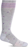 Sockwell Women's Full Heart Moderate Graduated Compression Sock Wide Calf Fit by Sockwell