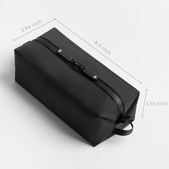Comfyable Small Toiletry Bag for Men, Slim Mini Toothbrush Bag, Dopp Kit Bag - Image 3