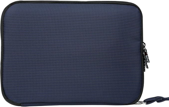 BUBM Double Layer Electronics Organizer, Travel Gadget Bag for Cables, Memory Cards, Flash Hard Drive and More, Fit for iPad or Tablet(up To 9.7")--Large, Dark Blue | Travel Gadget Bag For Cables, Memory Cards, Flash Hard Drive and More, Fit For iPad o... - Image 9