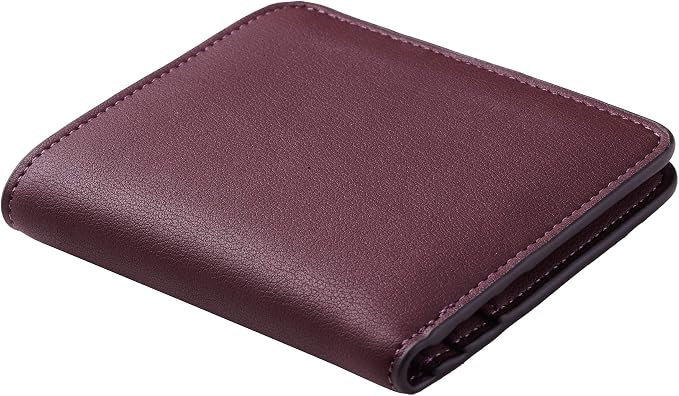 Toughergun Women’s Small Slim Leather Wallet with RFID Protection, Compact Bifold Mini Purse with Clear ID Window - Image 3