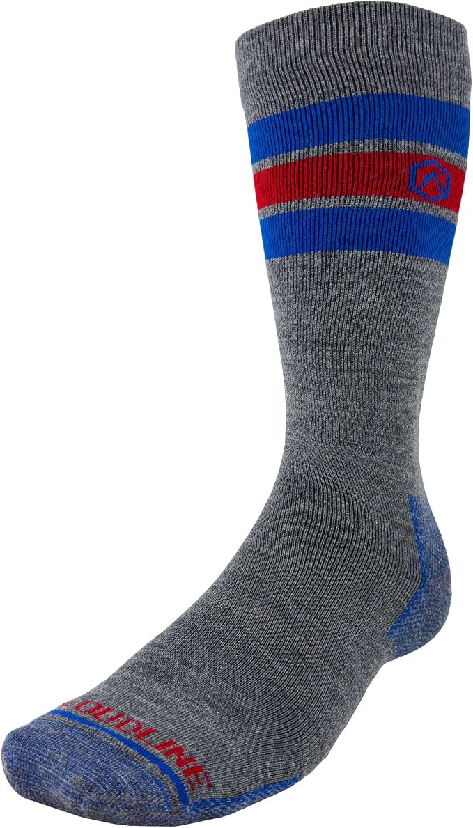 CloudLine - Merino Wool Graduated Compression Socks for Men and Women - Ultralight, Moisture Wicking, Made in USA - 1 Pair by CloudLine
