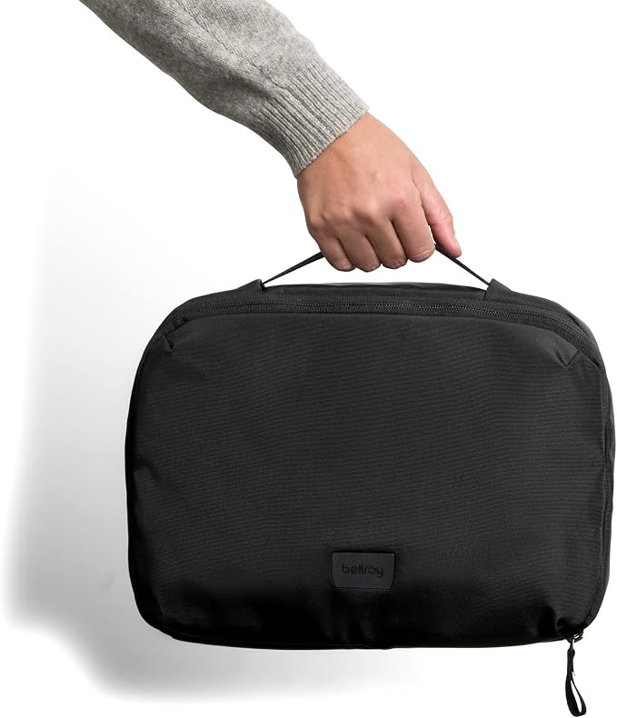 Bellroy Hanging Toiletry Kit Plus 8L, Travel Toiletry Bag - Black | 8L travel hanging toiletry bag for your toiletries and essentials - Image 6