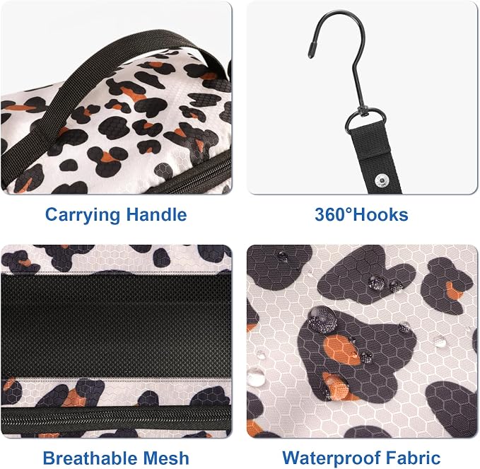 Olosar Suitcase Organizer, Travel Luggage Organizer Portable Hanging Travel Shelves Collapsible Hanging Packing Cubes for Carry on Suitcase - Image 3