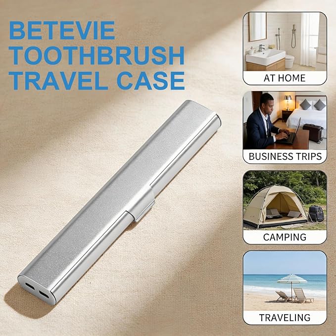 Aluminum Toothbrush Travel Case: 3-Pack Breathable & Dirt-Proof Hotel Camping Outdoor for Portable Storage Recyclable Traveler (3, Multicolor2) - Image 5