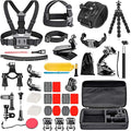 50 in 1 Action Camera Accessory Kit Compatible with Gopro Hero 12 11 10 9, DJI OSMO 4 3 2, Insta360 X3 X2 GO 3, SJCAM, DBPOWER, Campark, Sony Sports DV by Unknown