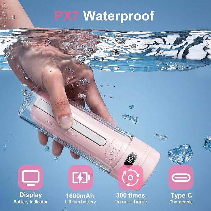 Portable Bidet for Travel | Bathroom - Rechargeable Electric Bidet Sprayer with 3 Pressure | Waterproof for Ultimate Personal Hygiene Cleaning at Home Office and Camping - Image 8