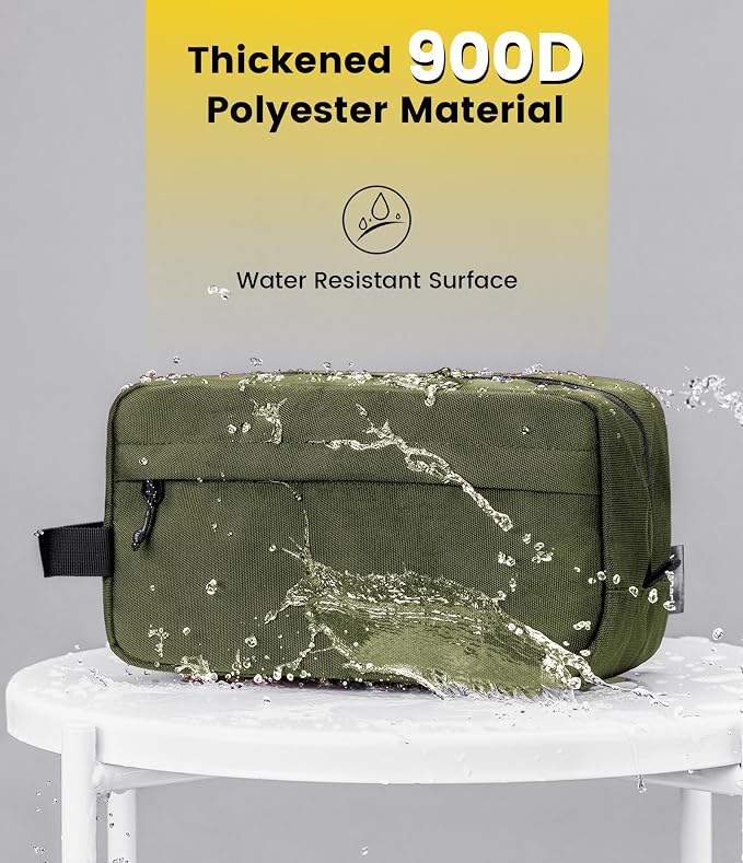 Vorspack Water Resistant Travel Toiletry Bag for Men Women | Travel Bag for Toiletries, Large Capacity, Organized Compartment, Travel Essentials, Suitable for Shaving, Makeup, Cosmetics - Image 4