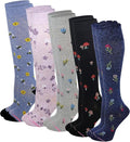 Dr. Motion Compression Knee High Socks for Women - 5 Pairs Pack by Dr.+Motion