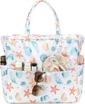 LEDAOU Beach Bag Waterproof Sandproof Women Beach Tote Pool Bag with Zipper for Swim Gym Grocery Travel with Wet Pocket | Sandproof by LEDAOU