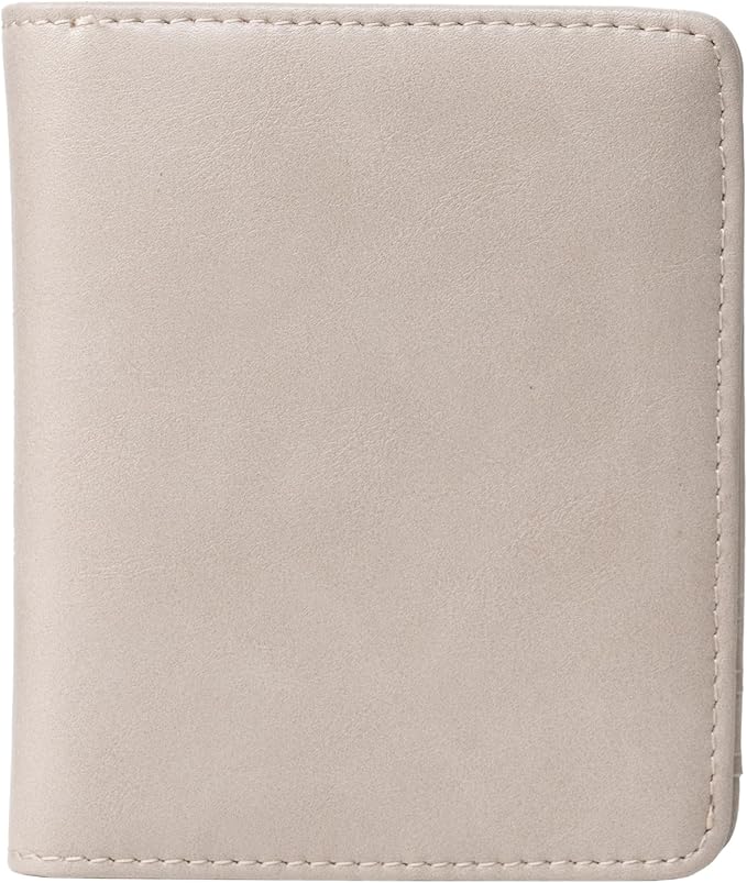 Alldaily Small RFID Wallet for Women Slim Compact Bifold Pocket Ladies Travel Mini Purse (Light Grey) by Alldaily