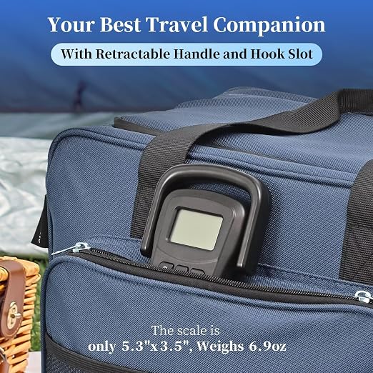 Rechargeable Luggage Scale, Digital Portable Bag Scale for Travel, Suitcase Weight Scale with Strap & Comfortable Handle, 110lb/50kg Capacity - Image 5