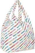 Bumkins Reusable Grocery Shopping Tote Bag for Women, Large Boho Style with Handles, Foldable, Washable, Shoulder Straps by Bumkins