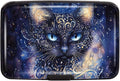 Coco Rossi Credit Card Holder RFID Aluminum Small Mini Wallet Women | Metal Wallet, Business Cards Holder, ID Case, Slim Sleeves, Womens Girls Gift, Carry Proof Wallets for Travel, Cool Cat by Coco+Rossi