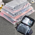(20 pcs Value Pack) Travel Luggage Organizer Bags, Assorted Sizes, 4Mil Resealable Slider Zip Plastic Clothing Packaging, Frosted Travel/Home Storage and organizing Pouches, Space Saver Bag by BEUYIwarehouse