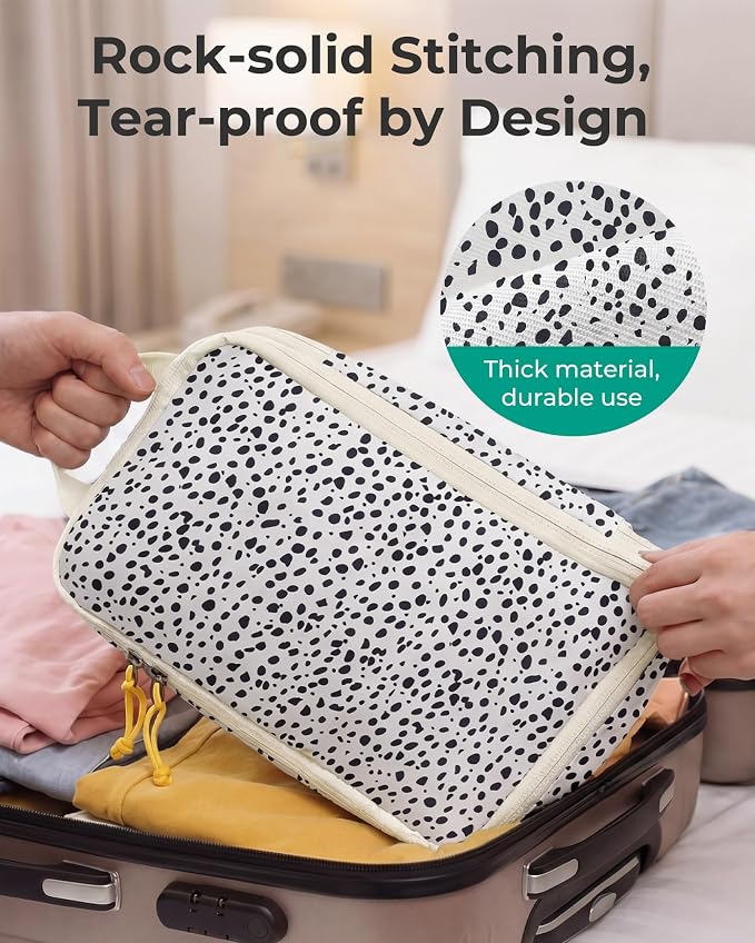 BAGSMART Compression Packing Cubes for Travel Essentials | 14 Set /6 Set /4 Set/2 Set, Lightweight, Durable - Image 7