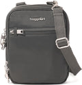 Baggallini Securtex® Anti-theft Mini Everything Crossbody Bag, 6.3"x8.25" Rfid, Locking Zippers & Cut-resistant Strap by baggallini