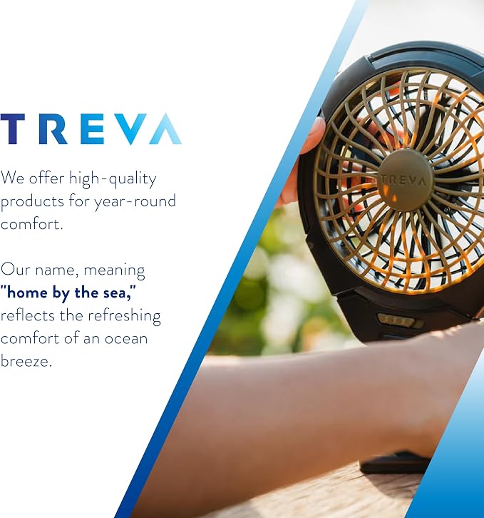 Treva 5 in Battery Powered Clip Fan with Clamp | Yes - Image 8
