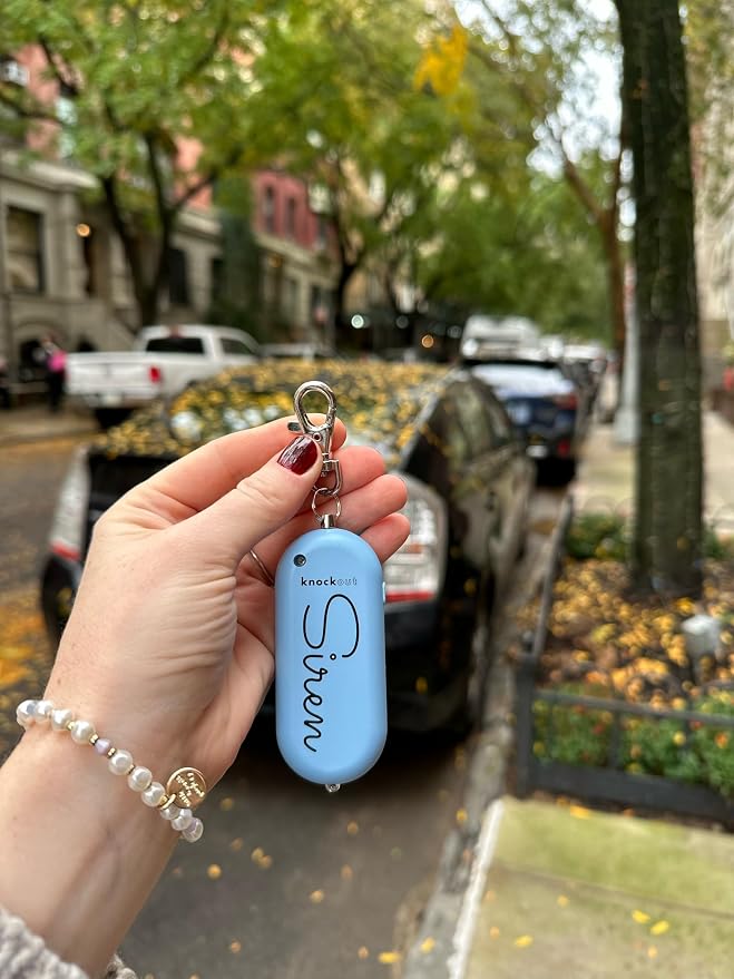 Knockout Siren - Teal - Personal Security Alarm Keychain - Rechargeable - Easy to Use - Super Loud - 130 DB - LED Flashlight - Emergency Safety Alarm for Women, Men, Children, Elderly - TSA Approved - Image 7