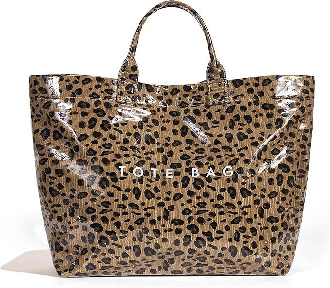Lushandy PVC Tote Bag for Women Jelly Beach Bag Top Handle Hobo Handbag | Water-Resistant, Wipe Clean, Lightweight by Lushandy