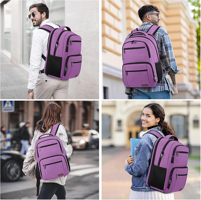 BIKROD Backpack for Girls Women, School Backpack for Teen Boys, Lightweight Casual High School Bookbag, Daily-use Travel Laptop Backpack Fits 15.6 Inch Notebook - Image 6