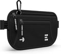 Money Belt for Secure Travel - RFID Blocking Slim Passport Holder - Hidden Waist Pouch for Cash, Credit Cards, Documents - Concealable Under Clothes, Water-Resistant Slim Fanny Pack for Men and Women by ZeroGrid