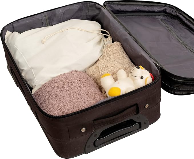 Organic Cotton Dust Proof Storage Bags for Handbags - Large Purse Storage Bags - Dust Bag Cover for Expensive Purses & Handbags - Extra-Large Cotton Drawstring Storage Bags (3 Bags - 26"x20") - Image 4