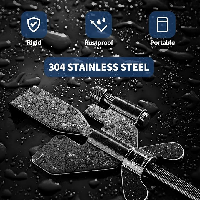 4 Pack Adjustable Portable Door Lock, Hotel Door Locks for Travelers, Prevent Unauthorized Entry, Door Stoppers Security for Travel Bedrooms Apartment Airbnb Dorm, with Silicone Caps - Image 5