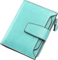 Small Compact Women Wallet RFID Blocking Genuine Leather Bifold Purse with ID Windows by Lavemi