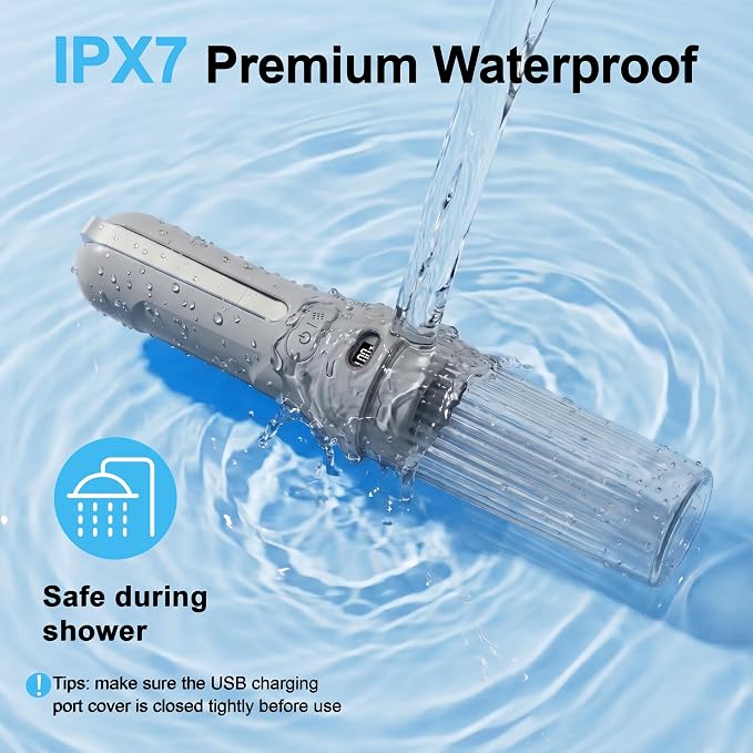 Electric Portable Bidet for Men & Feminine Care, Gray - Image 7