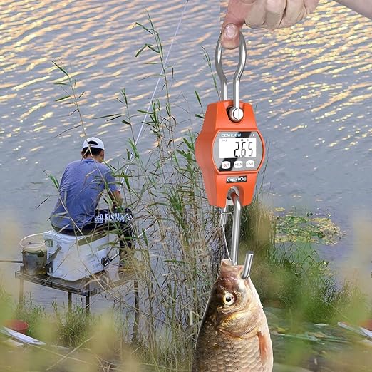 Hanging Scale Handheld 880lb/400kg Crane Scale Luggage Scale,with ABS Plastic case & Big LCD Display, Portable Digital Mini Crane Scale Fishing Scale,for Gym,Hunting,Travelling - Image 4